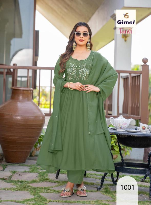 Girnar tanvi vol 1 anarkali 3pcs daily wear kurtis wholesale